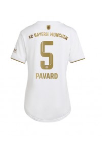 Fotbalové Dres Bayern Munich Benjamin Pavard #5 Dámské Venkovní Oblečení 2022-23 Krátký Rukáv
